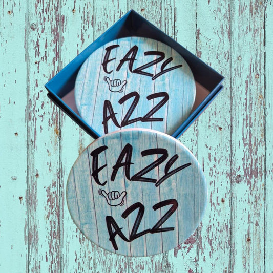 Eazy azz ceramic table bar coaster set of 4