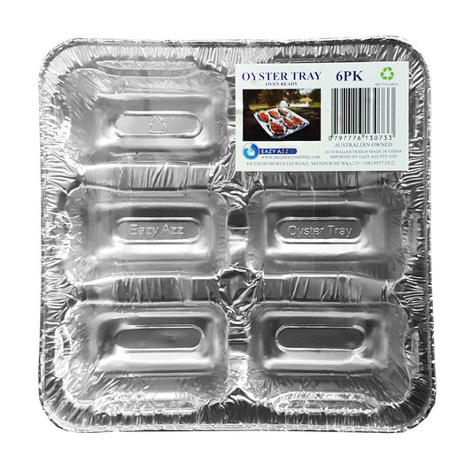 6 Pack Eazy Azz Aluminium Oyster Trays image 0