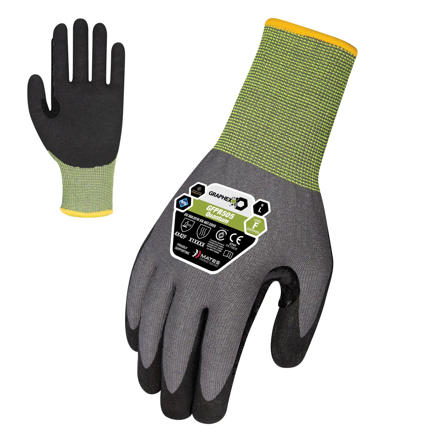 Oyster Shucking Gloves | Graphex® Quantum AGT Glove (Cut Level F) | Cut Resistant