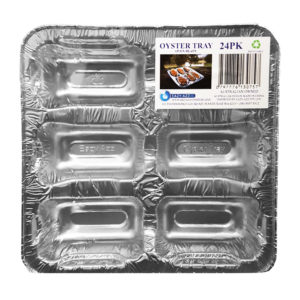 24-pack aluminum oyster cooking tray eazy azz