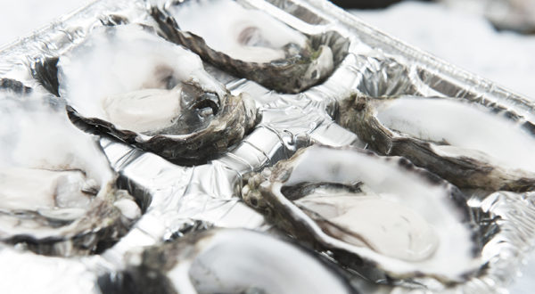 eazy azz aluminum oyster tray cooking and serving oysters